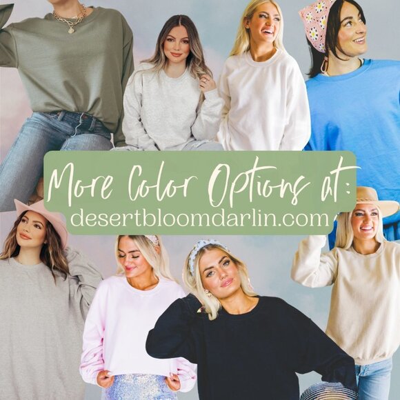 Orange Bloom and Grow Floral White Sweatshirt - Picture 5 of 5